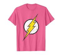Logo DC Flash Moderno Invecchiato Maglietta