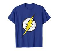 Logo DC Flash Moderno Invecchiato Maglietta