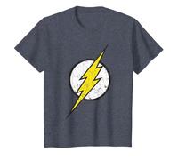 Logo DC Flash Moderno Invecchiato Maglietta