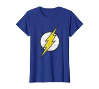 Logo DC Flash Moderno Invecchiato Maglietta