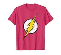 Logo DC Flash Moderno Invecchiato Maglietta