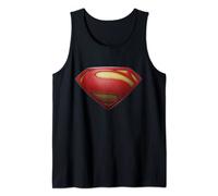 Logo DC Man Of Steel testurizzato Canotta