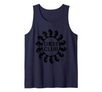 Logo del Club degli Scacchi - Cavaliere Chess Pieces Circle Graphic Canotta