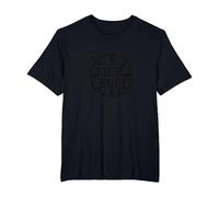 Logo della Bobina del Film Film Buff Cinephile Maglietta, Uomo Taglie Grandi, Nero, 3X Tall