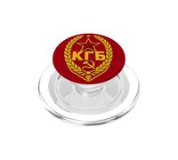 Logo della foglia d'oro del KGB sovietico PopSockets PopGrip per MagSafe