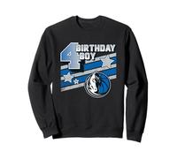 Logo della NBA Dallas Mavericks per Il 4° Compleanno dei Ragazzi con Stelle Felpa