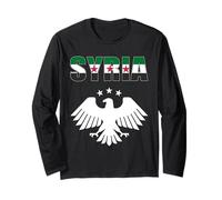 Logo della Siria, Siria, bandiera della Siria, bandiera della Siria. Maglia a Manica