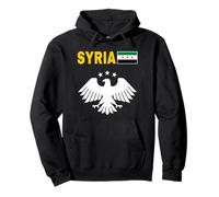 Logo della Siria, Siria, Bandiera della Siria libera, Siriano. Felpa con Cappuccio