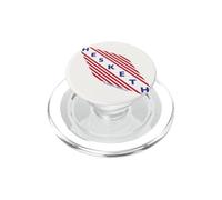 Logo della squadra campione del mondo Hesketh Racing, a strisce, stile retrò PopSockets PopGrip per MagSafe