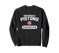 Logo della Squadra Curvo della Figlia NBA Detroit Pistons Felpa