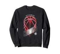 Logo della Squadra di Basket NBA Atlanta Hawks Lightning Bolt Felpa