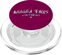 Logo dipinto delle cascate del Niagra Ontario - Cascate del Niagra Canada PopSockets PopGrip per MagSafe