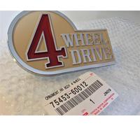 Logo distintivo emblema posteriore originale Toyota Land Cruiser FJ40 45 55 6...