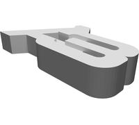 Logo Emblema Audi A3 Portachiavi Ciondolo Accessorio Stampato 3D Replica