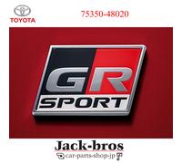 Logo emblema parafango anteriore originale Toyota OEM GR 75350-48020