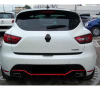 Logo Emblema POSTERIORE Originale Renault Clio IV 4 2012-2019 RS GT LINE nero