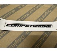 Logo Emblema Stemma Scritta Originale Alfa Romeo COMPETIZIONE NUOVO NERO