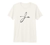 Logo Firmato Scritto a Mano con Colore Nero Maglietta Premium