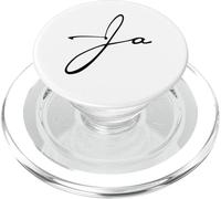 Logo firmato scritto a mano con colore nero PopSockets PopGrip per MagSafe