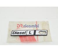 LOGO FREGIO SIGLA MODELLO FIAT " DIESEL L " FIAT 4430684