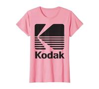 Logo Kodak Vintage Anni '80 - Nero Maglietta, Donna, Rosa, XS