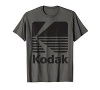 Logo Kodak Vintage Anni '80 - Nero Maglietta, Uomo, Asfalto, M