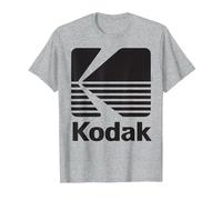 Logo Kodak Vintage Anni '80 - Nero Maglietta, Uomo, Grigio Melange, 3XL