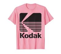 Logo Kodak Vintage Anni '80 - Nero Maglietta, Uomo, Rosa, S