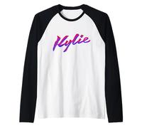 Logo Kylie Minogue Script Maglia con Maniche Raglan