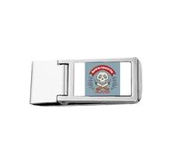 Logo l No Tobacco Day Slim Money Clip Acciaio Titolare Tasca Portafoglio