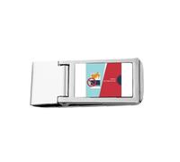 Logo Left Cigarettes are Not Allowed World No Tobacco Day Slim Money Clip Acciaio Titolare Tasca Portafoglio