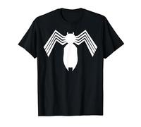 Logo Marvel Spider-Man Venom Symbiote Maglietta, Uomo, Nero, XL