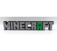 Logo Minecraft 25 CM Videogames Deco Playstation Xbox Nintendo Loghi 3D Print