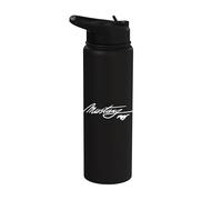 Logo Mustang Script Stainless Steel Insulated Water Bottle