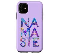 Logo Namaste Stacked Letters Custodia per iPhone 11