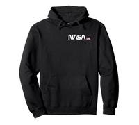 Logo NASA US Bandiera Felpa con Cappuccio