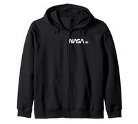 Logo NASA US Bandiera Felpa con Cappuccio