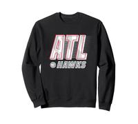 Logo NBA Atlanta Hawks Type Stack Felpa