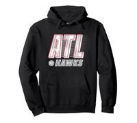 Logo NBA Atlanta Hawks Type Stack Felpa con Cappuccio