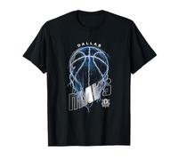 Logo NBA Dallas Mavericks Lightning Bolt Basketball Maglietta