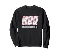 Logo NBA Houston Rockets Type Stack Felpa