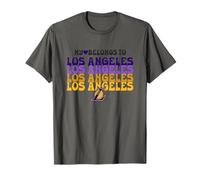 Logo NBA Il Mio Cuore appartiene a Los Angeles Maglietta