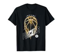 Logo NBA Indiana Pacers Lightning Bolt Basketball Maglietta