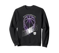 Logo NBA Sacramento Kings Lightning Bolt Basket Felpa