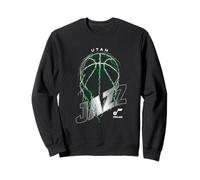 Logo NBA Utah Jazz Lightning Bolt Basketball Felpa