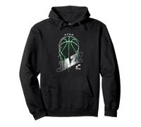 Logo NBA Utah Jazz Lightning Bolt Basketball Felpa con Cappuccio
