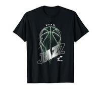 Logo NBA Utah Jazz Lightning Bolt Basketball Maglietta
