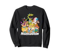 Logo Nickelodeon con Tutti i Personaggi Felpa