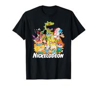 Logo Nickelodeon con Tutti i Personaggi Maglietta