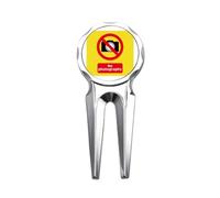 Logo No Photography Art Deco Fashion Golf Divot Tool Golf Marker Strumento di riparazione